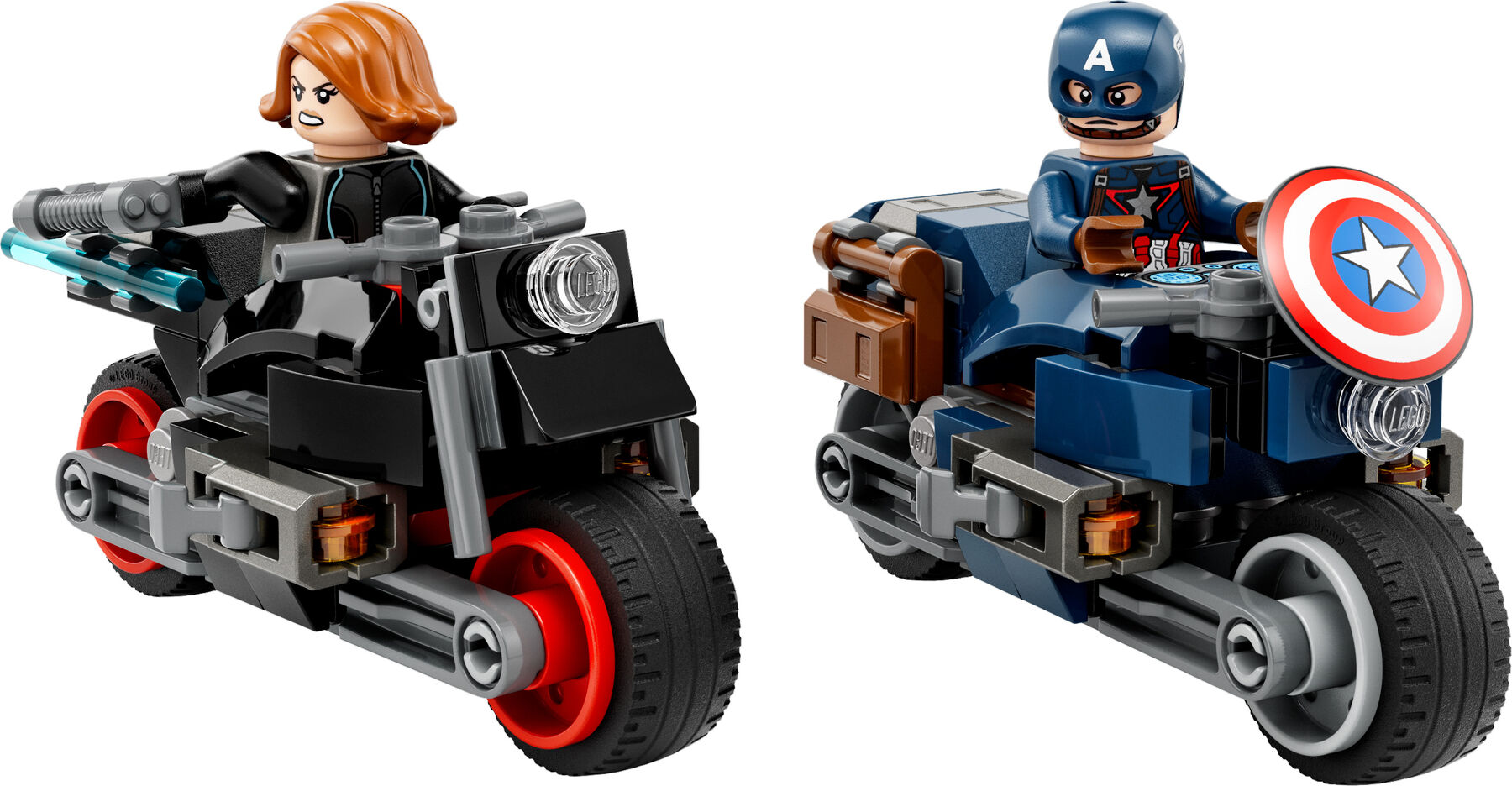 Конструктор LEGO Marvel Super Heroes Мотоцикли Чорної Вдови й Капітана Америка (76260)