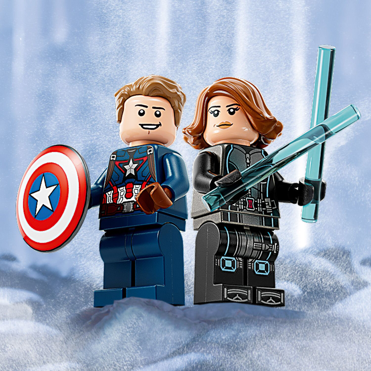 Конструктор LEGO Marvel Super Heroes Мотоцикли Чорної Вдови й Капітана Америка (76260)