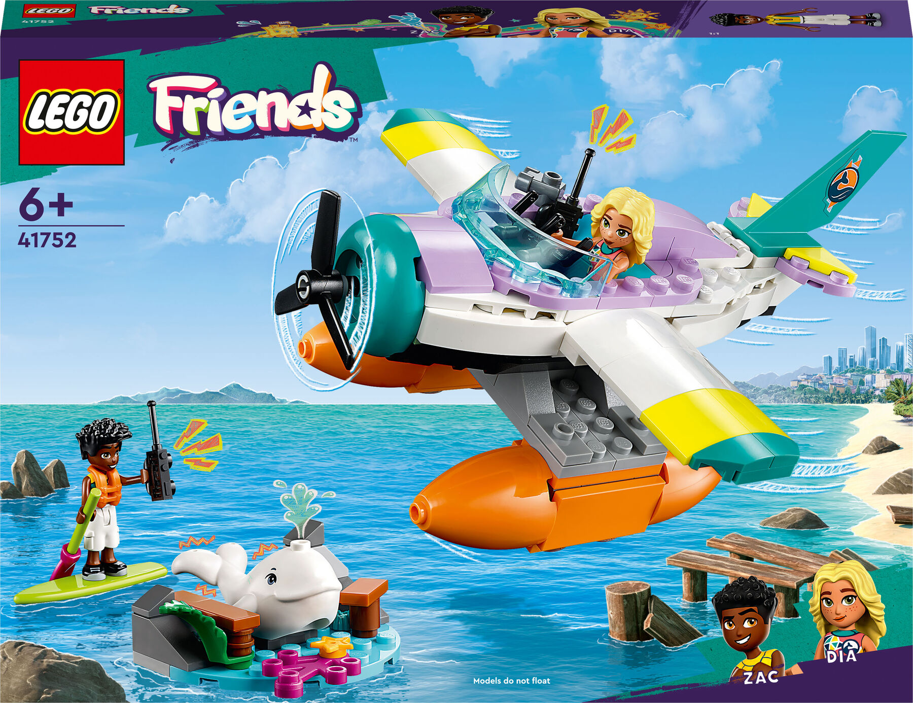 Конструктор LEGO Friends Рятувальний гідроплан (41752)