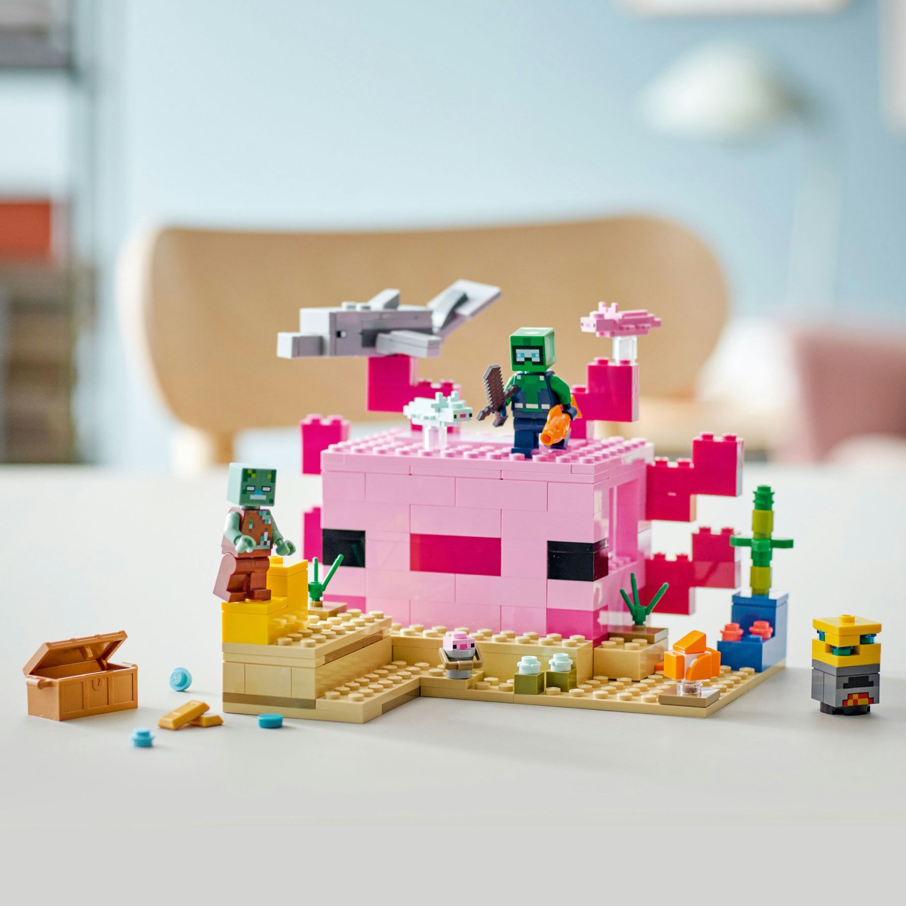 Конструктор LEGO Minecraft Дім-Аксолотль (21247)