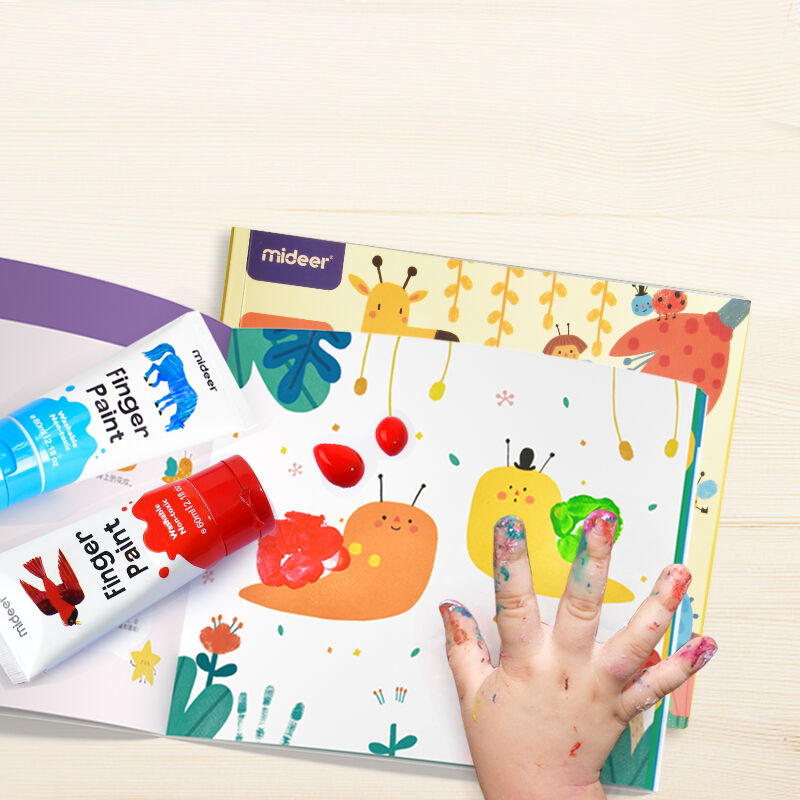 Книга для малювання пальчиковими фарбами Mideer (CT7043)
