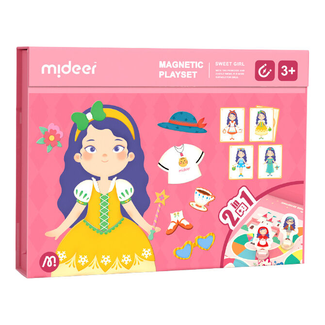 ​Магнітна гра Mideer Sweet girl 2 в 1 (MD3233)