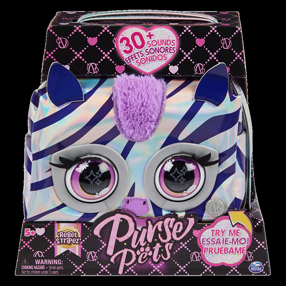 Інтерактивна сумочка Spin Master Purse Pets Зебра (SM26700/5906)