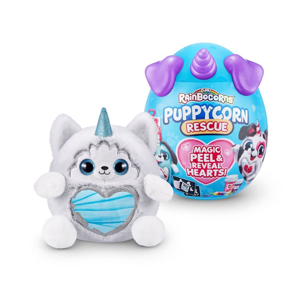 М′яка іграшка-сюрприз Rainbocorn-G Puppycorn rescue (9261G)