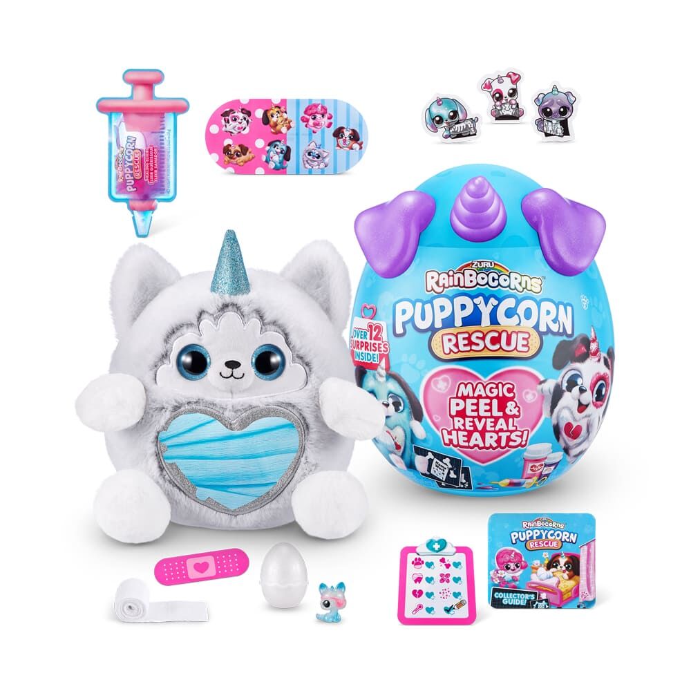 М′яка іграшка-сюрприз Rainbocorn-G Puppycorn rescue (9261G)