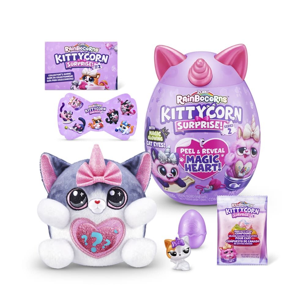 М'яка іграшка-сюрприз Rainbocorn-A Kittycorn surprise S2 (9279A)