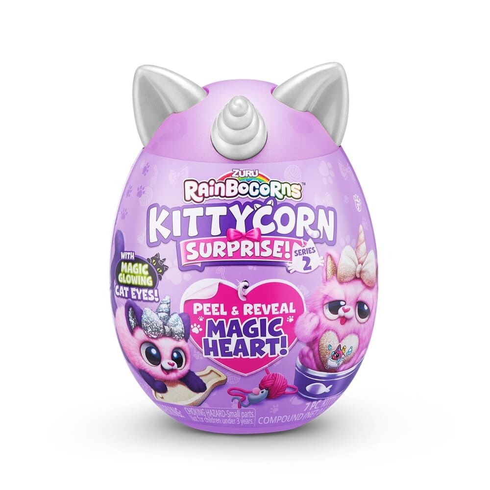 М'яка іграшка-сюрприз Rainbocorn-D Kittycorn surprise S2 (9279D)