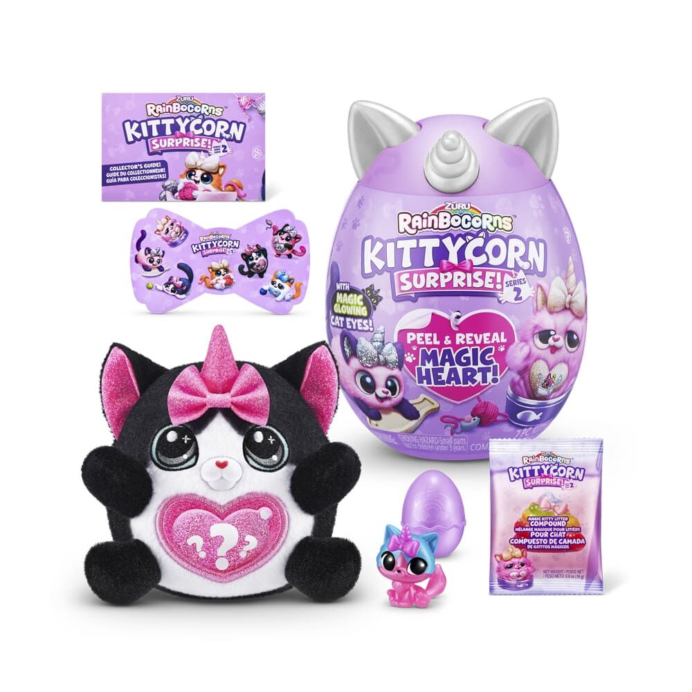 М'яка іграшка-сюрприз Rainbocorn-D Kittycorn surprise S2 (9279D)