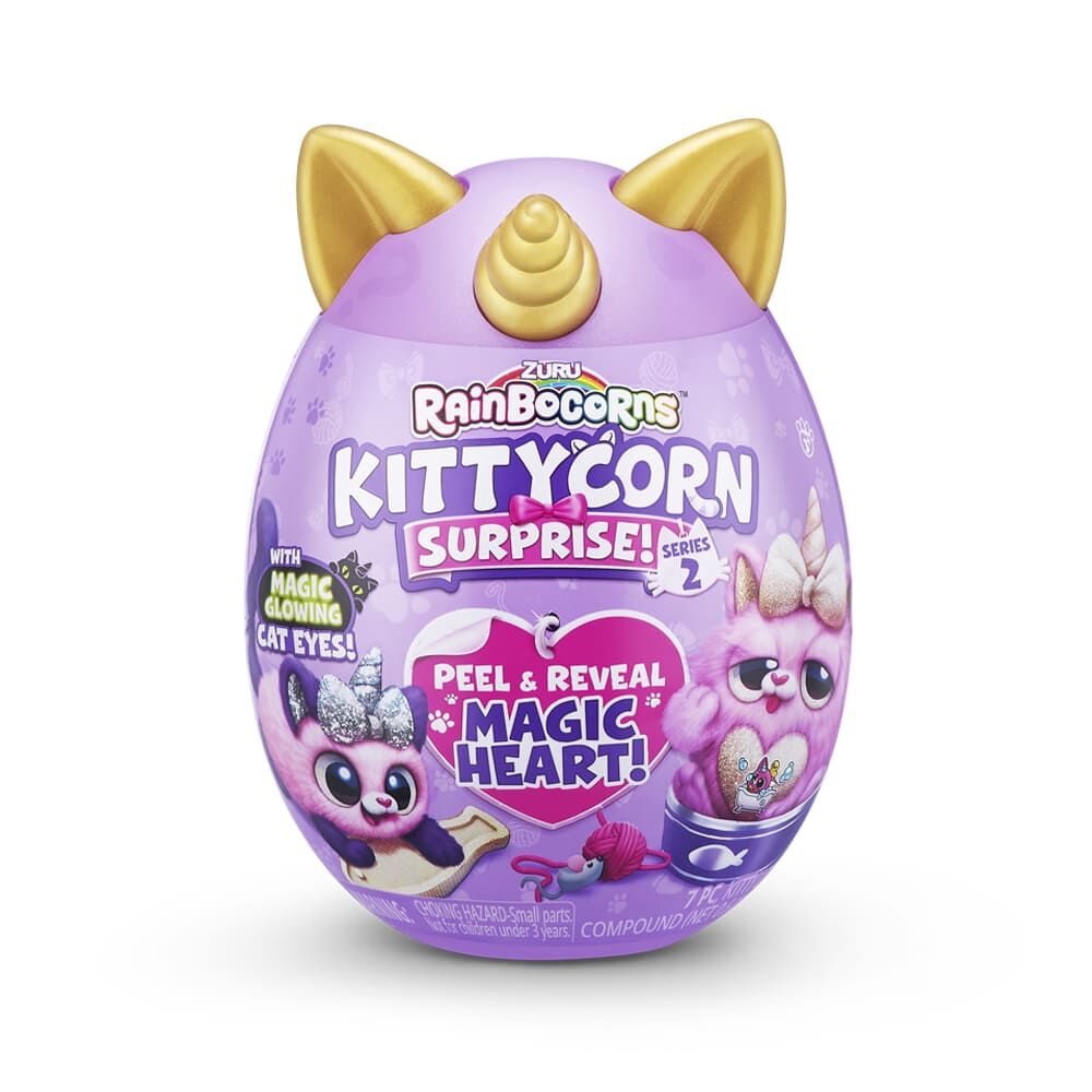 М'яка іграшка-сюрприз Rainbocorn-H Kittycorn surprise S2 (9279H)