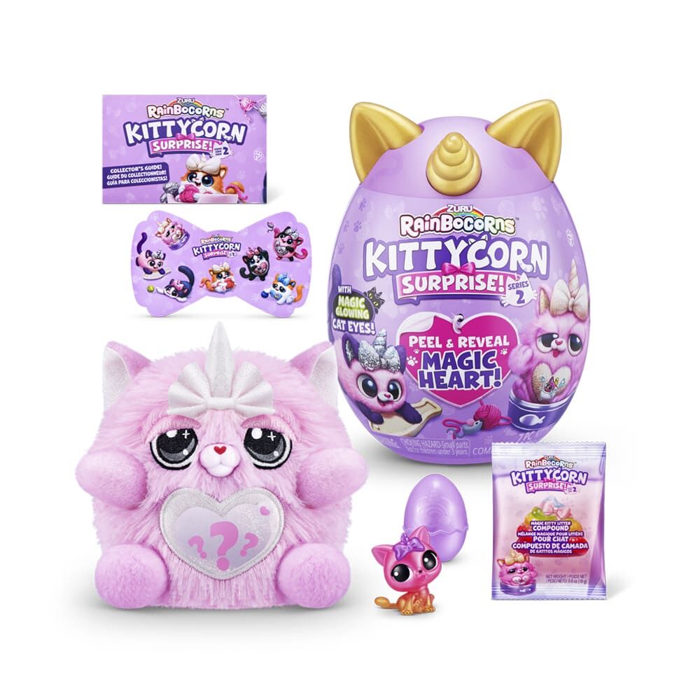 М'яка іграшка-сюрприз Rainbocorn-H Kittycorn surprise S2 (9279H)