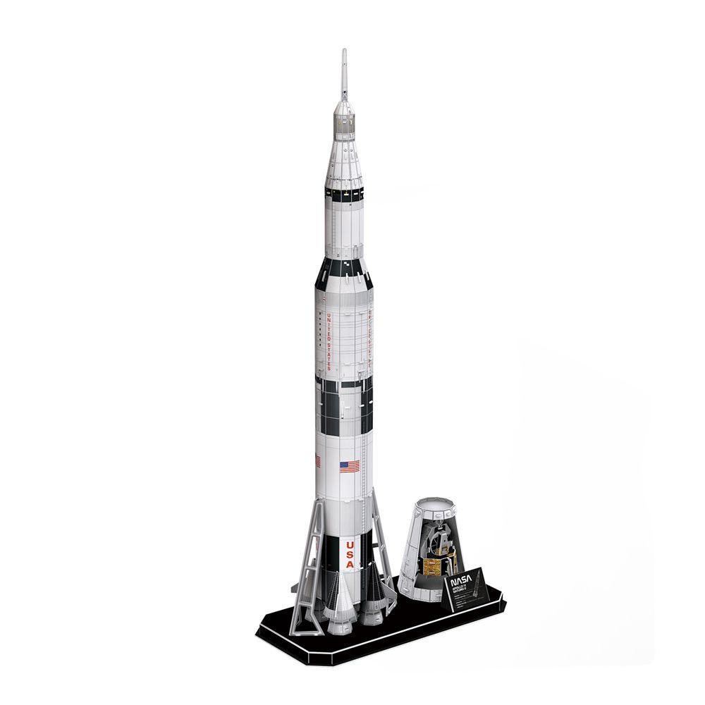 Тривимірний пазл CubicFun NASA Ракета Аполлон Сатурн-5 (DS1059h)