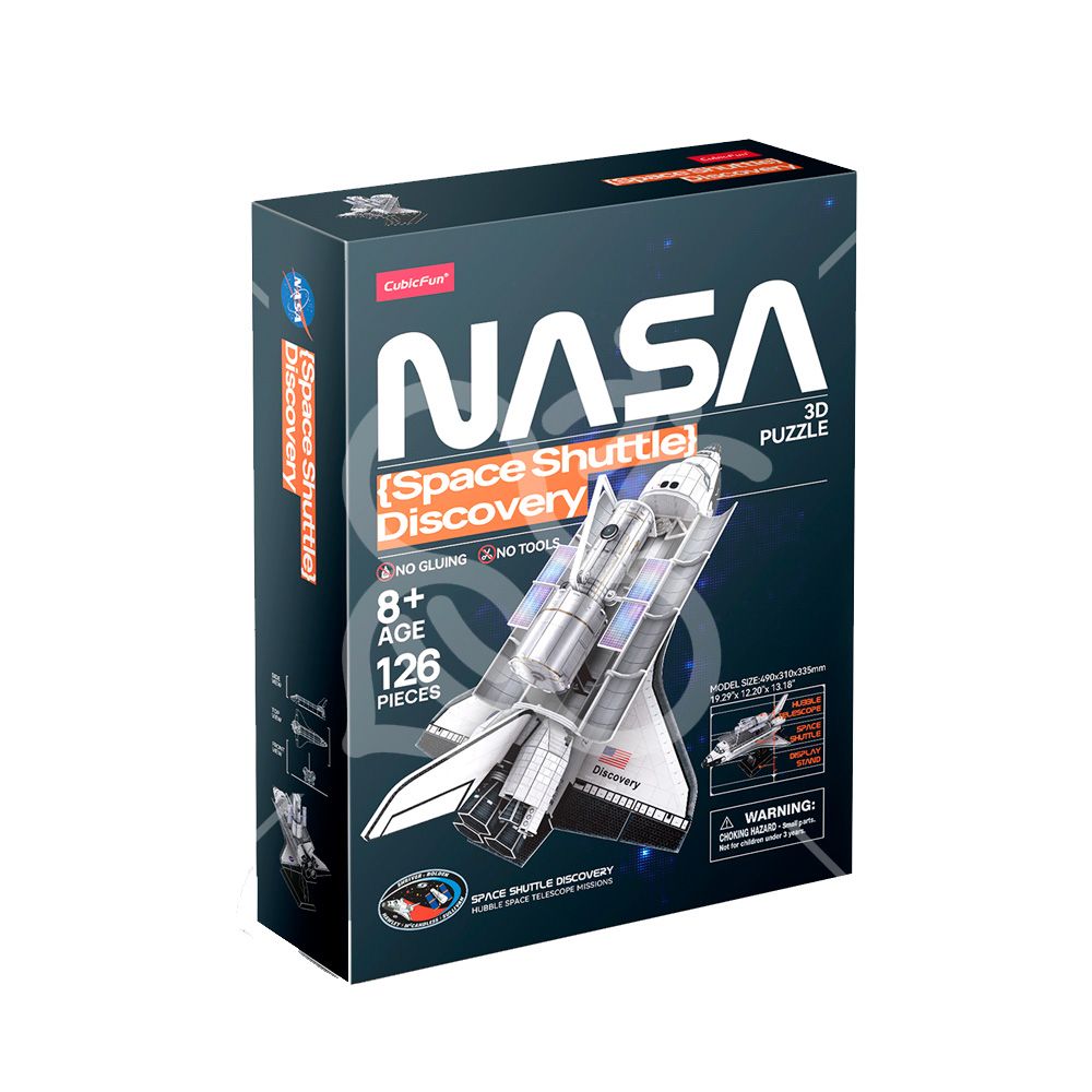 Тривимірний пазл CubicFun NASA Космічний шатл Діскавері (DS1057h)
