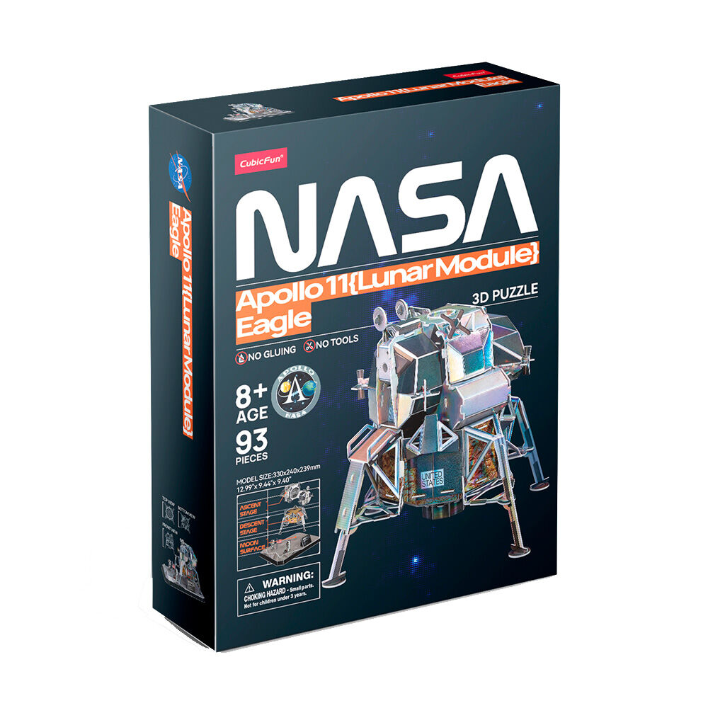 Тривимірний пазл CubicFun NASA Місячний модуль Орел місії Аполлон-11 (DS1058h)