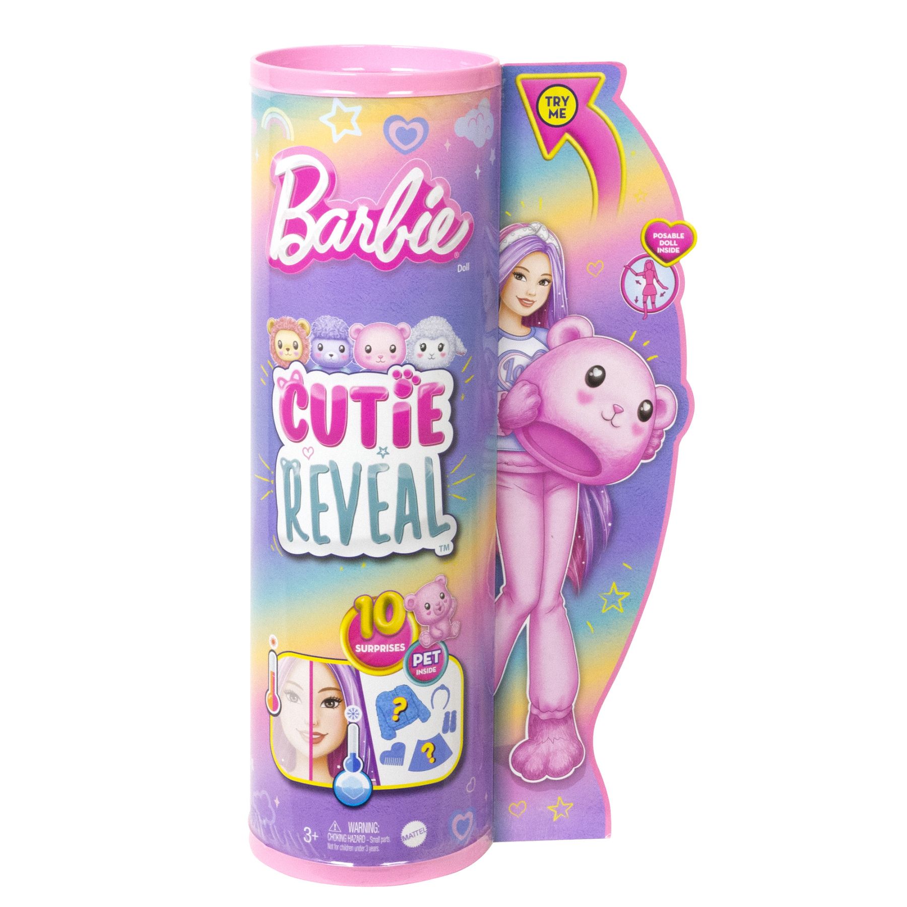 ​Лялька Barbie Cutie Reveal М'які та пухнасті Ведмежа (HKR04)