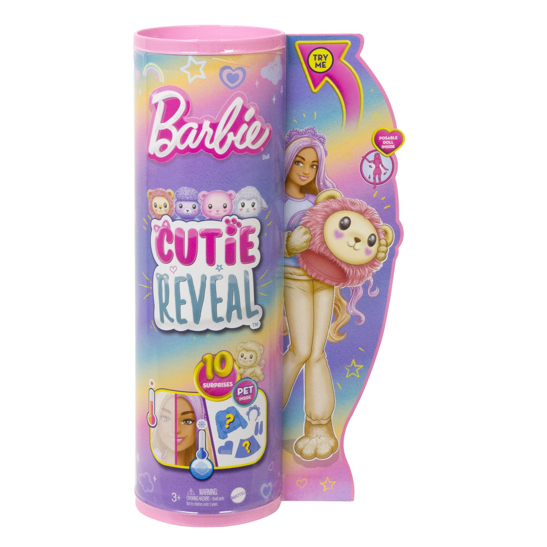 Лялька Barbie Cutie Reveal М′які та пухнасті Левеня (HKR06)