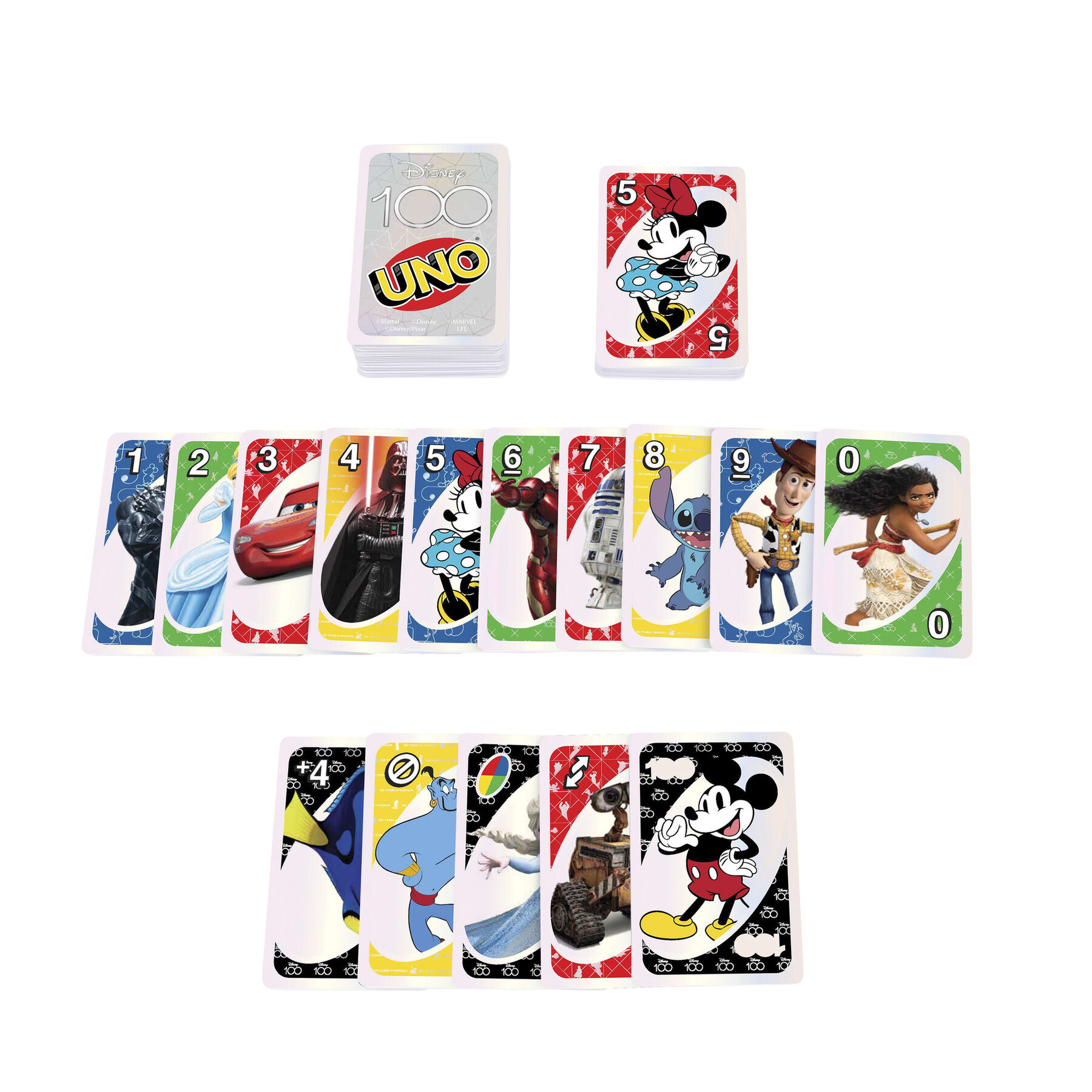 Настільна гра Mattel Games Uno Disney 100 (HPW21)