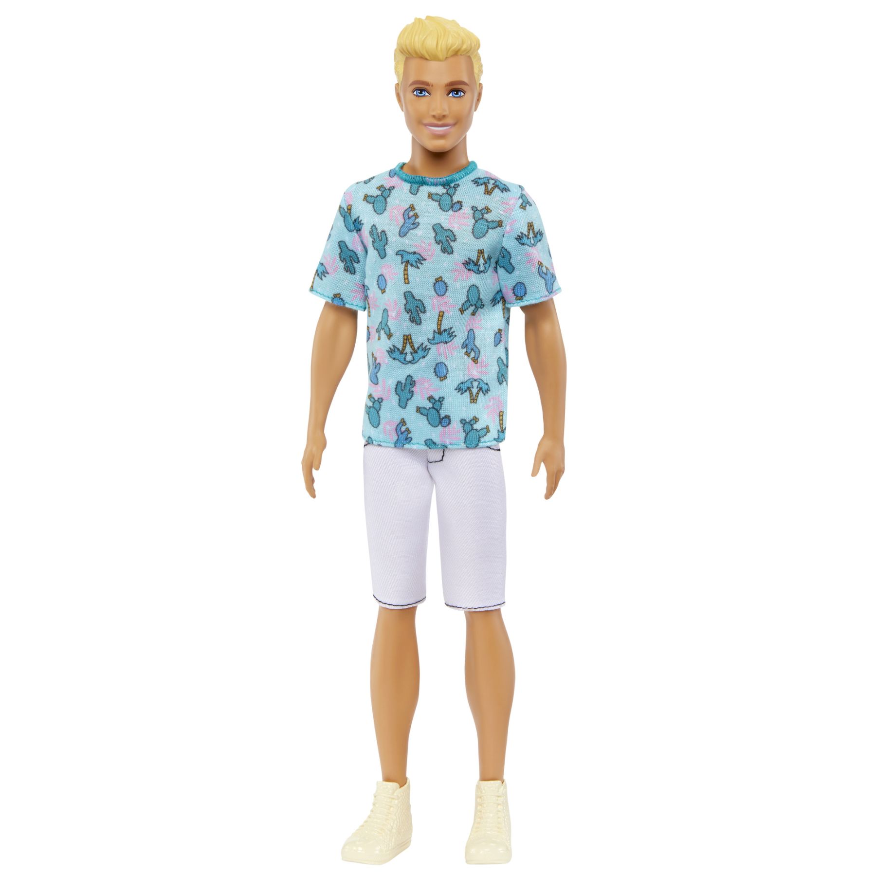 Лялька Barbie ​Fashionistas Кен у футболці з кактусами (HJT10)