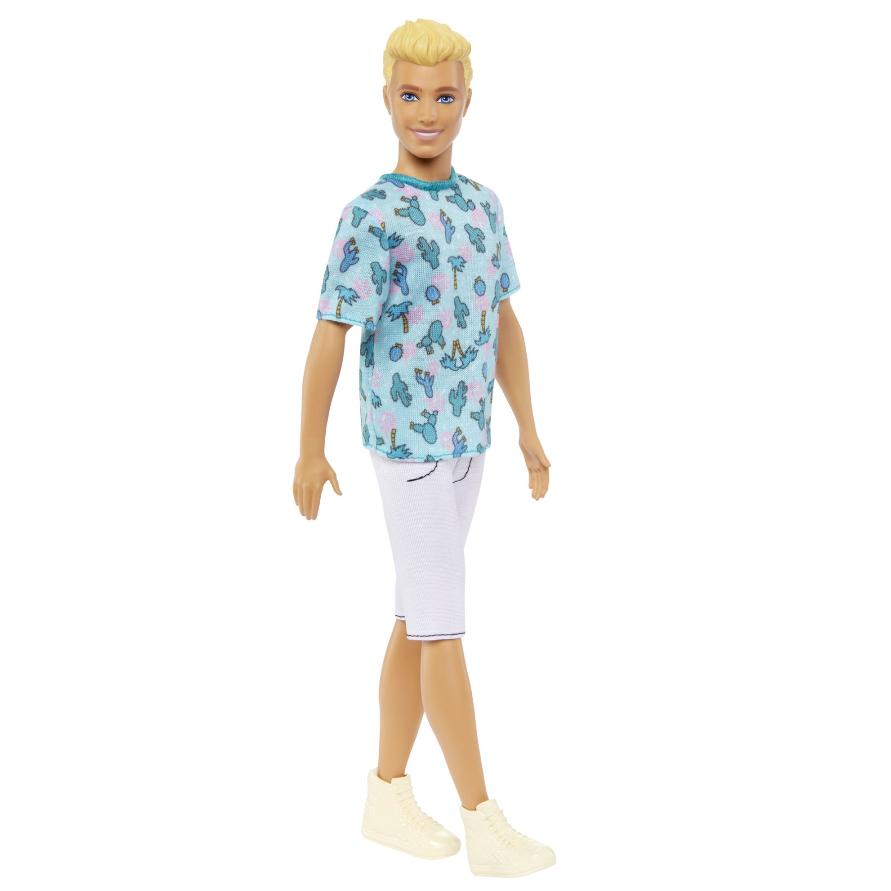 Лялька Barbie ​Fashionistas Кен у футболці з кактусами (HJT10)