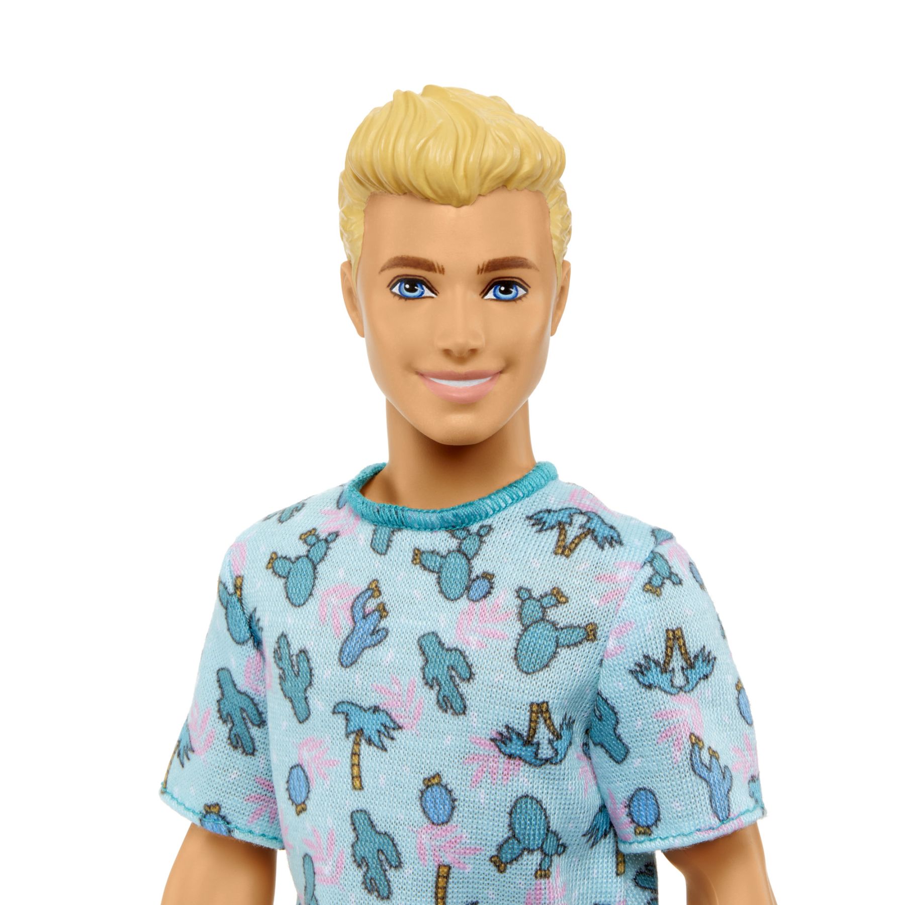Лялька Barbie ​Fashionistas Кен у футболці з кактусами (HJT10)