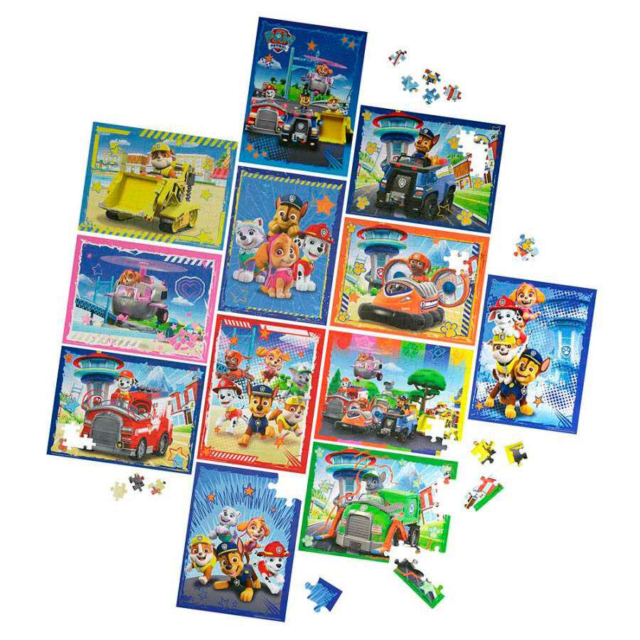 Набір пазлів Spin Master Paw Patrol 12 в 1 (SM98343/6066856)