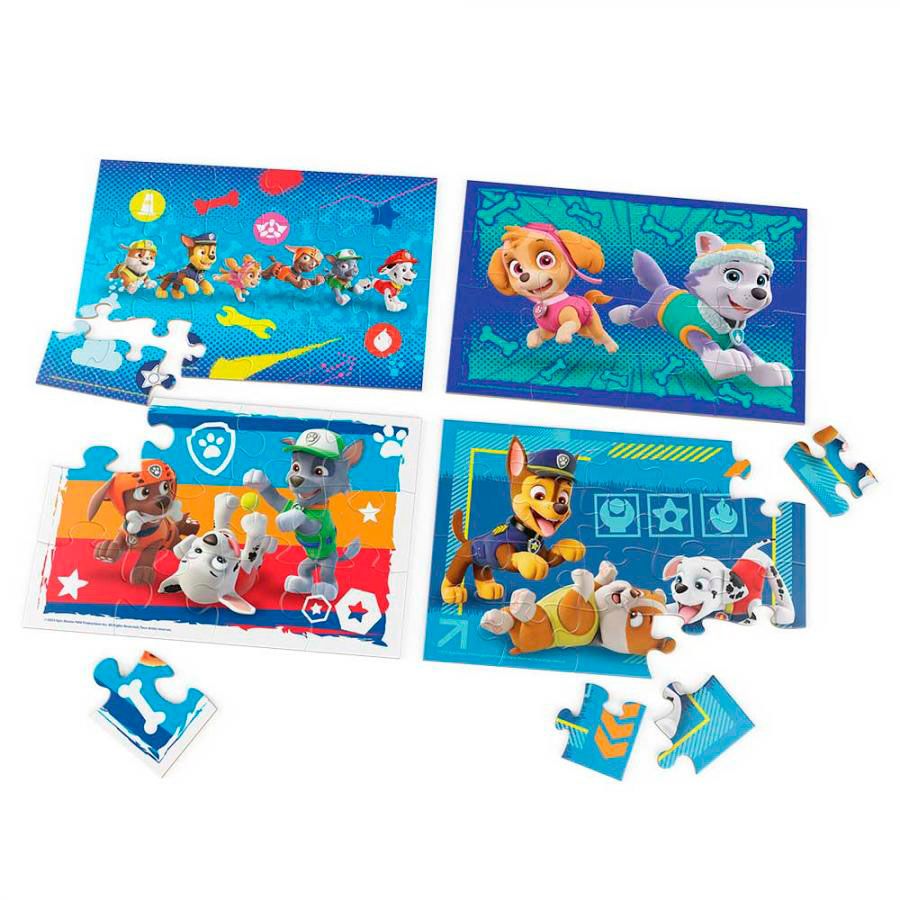 Пазл дерев'яний Spin Master Paw Patrol 4 в 1 (SM98490/6066803)