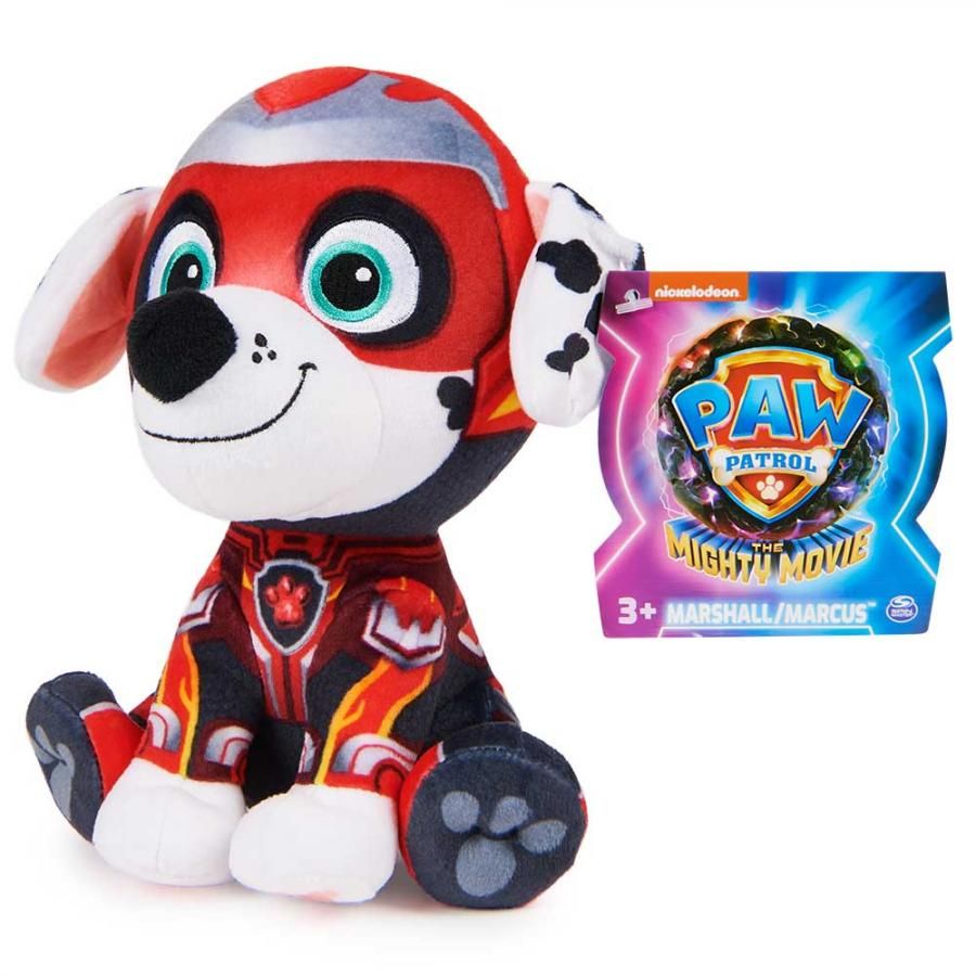 М'яка іграшка Paw Patrol The mighty movie Цуценя Маршал 15 см (SM84240/7135)