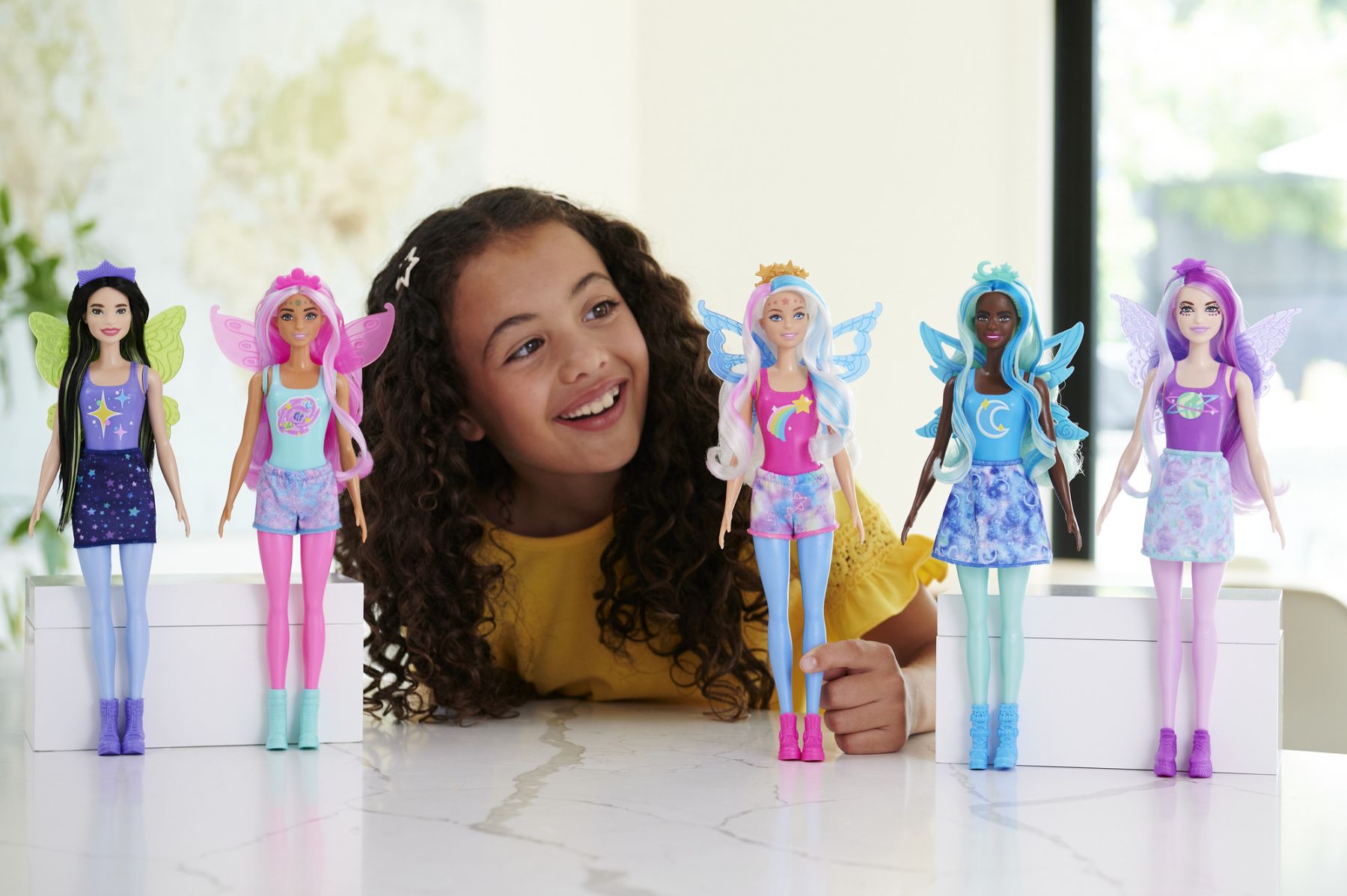 Лялька Barbie ​Color reveal Галактична краса сюрприз (HJX61)