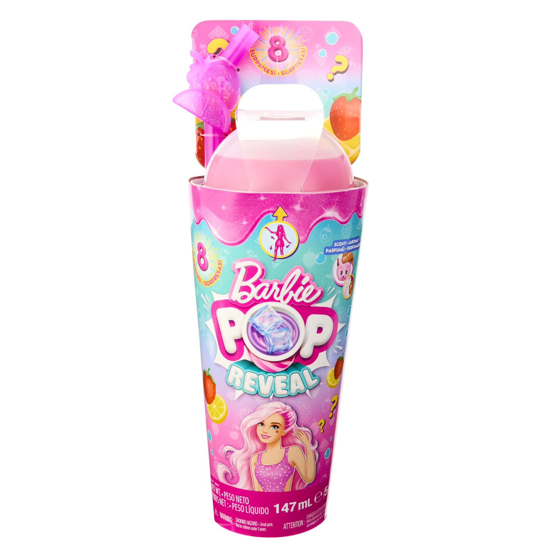 Лялька Barbie Pop Reveal Соковиті фрукти Полуничний лимонад (HNW41)