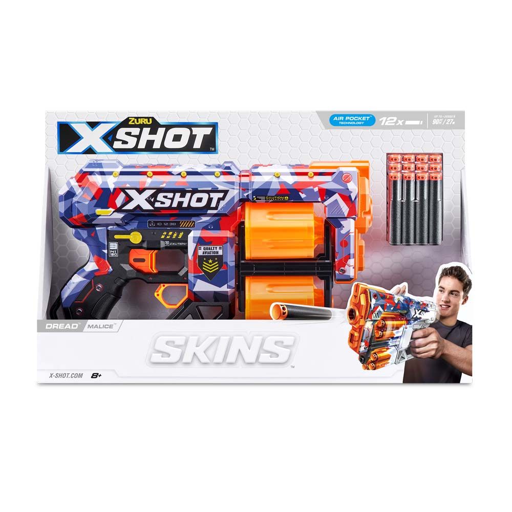 Швидкострільний бластер X-Shot Skins Dread Malice (36517Q)
