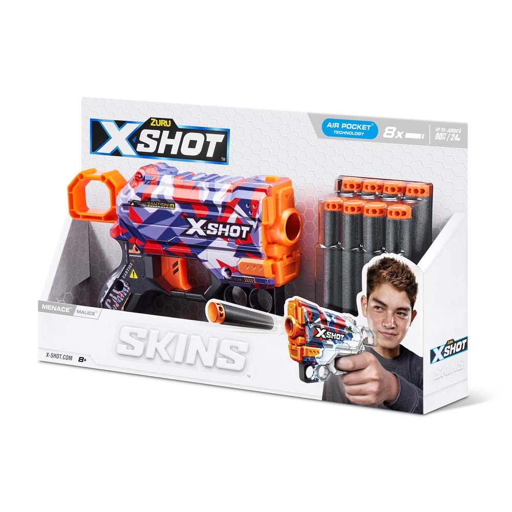 Швидкострільний бластер X-Shot Skins Menace Malice (36515M)