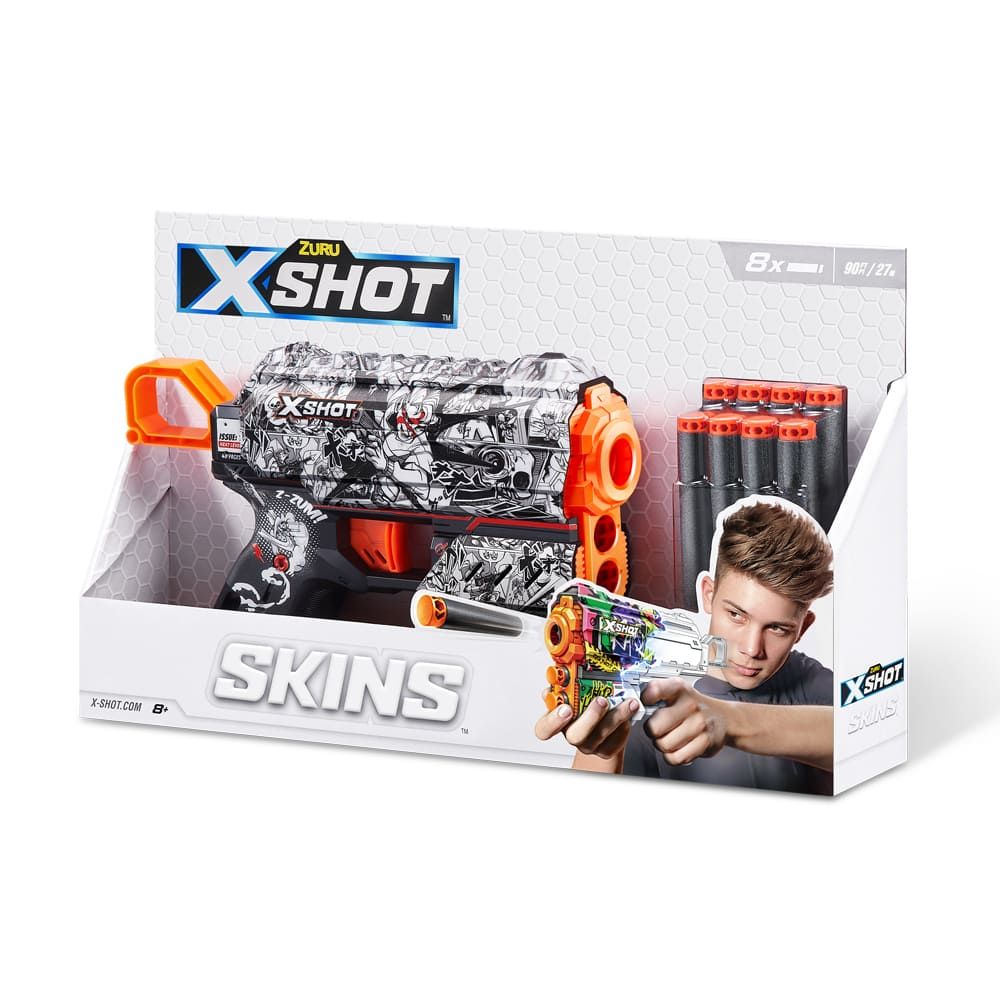 Швидкострільний бластер X-Shot Skins Flux Illustrate (36516D)