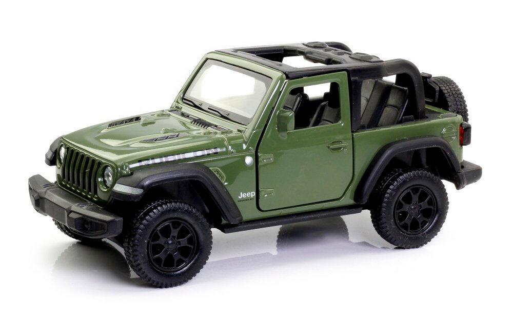 Автомодель Uni-Fortune Jeep Rubicon 2021 з відкритим верхом зелений (554060NT)