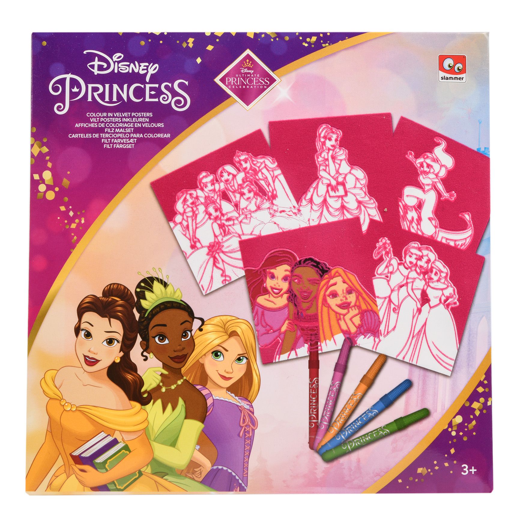 Набір розмальовок із фетру Disney Princess з фломастерами (DP22349)