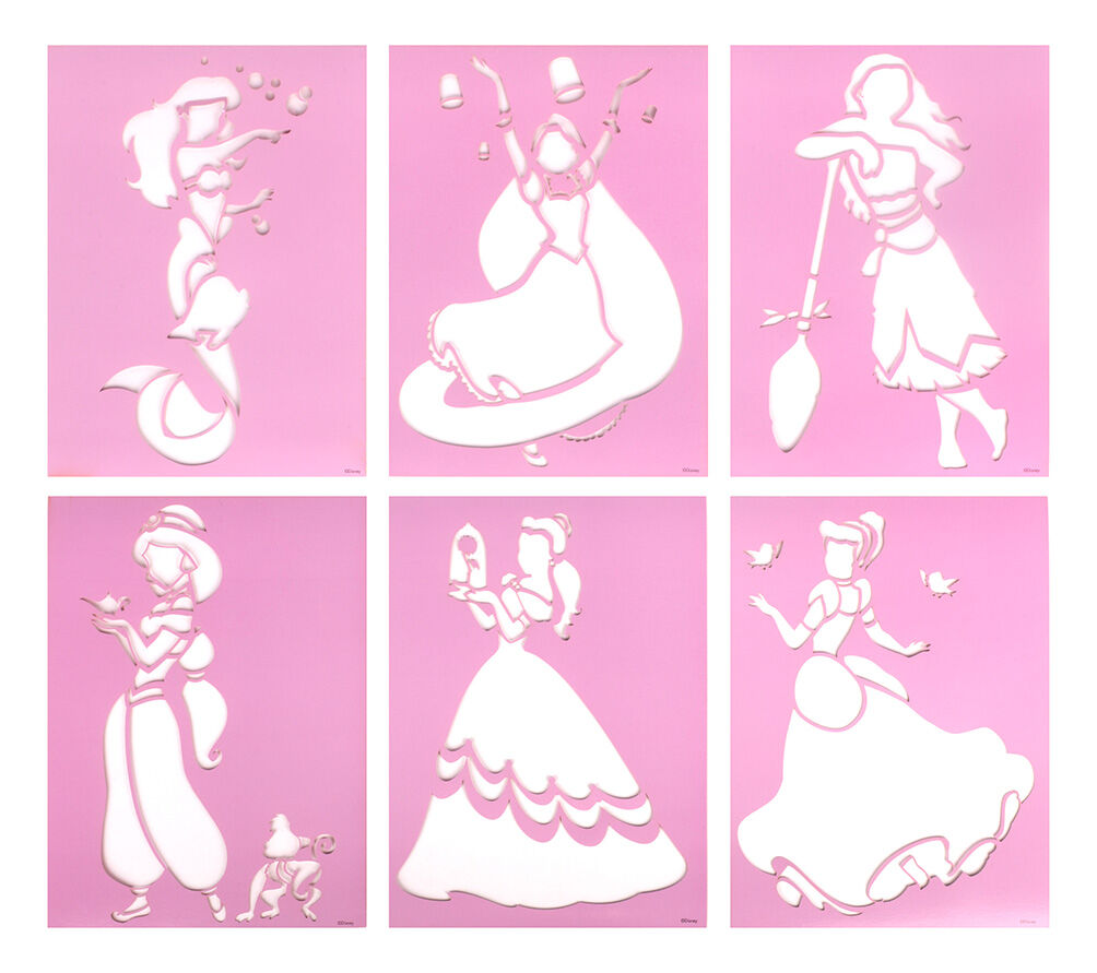 Набір спрей-ручок Disney Princess з трафаретами (DP22364)