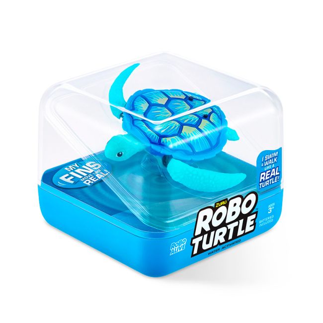 Інтерактивна іграшка ROBO ALIVE – РОБОЧЕРЕПАХА (блакитна)