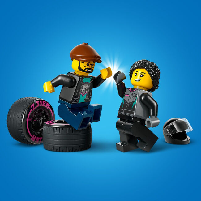 Конструктор LEGO City Автомобіль для перегонів й автовоз (60406)