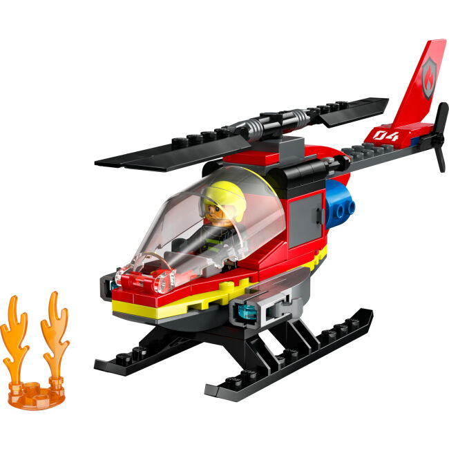 Конструктор LEGO City Пожежний рятувальний гелікоптер (60411)