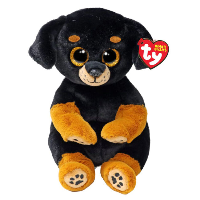 М'яка іграшка TY Beanie bellies Пес Rottweiler 22 см (41290)