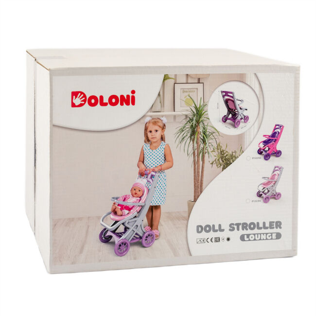Візочок для ляльок сидячий 0122/04 DOLONI