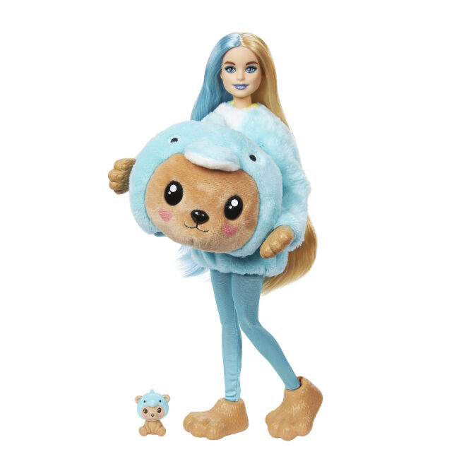 Лялька Barbie Cutie Reveal Чудове комбо Ведмежа в костюмі дельфіна (HRK25)