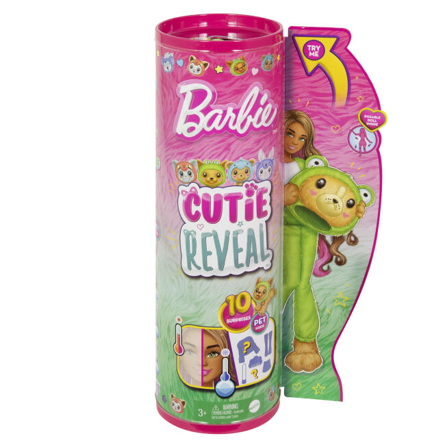Лялька Barbie Cutie Reveal Чудове комбо Цуценя в костюмі жабки (HRK24)
