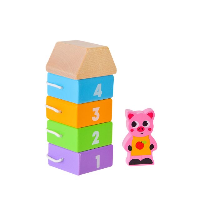 Дерев'яна іграшка Kids hits Wooden Building Set Crane (KH20/015)