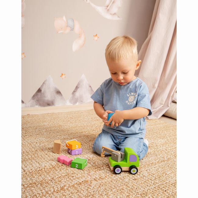Дерев'яна іграшка Kids hits Wooden Building Set Crane (KH20/015)