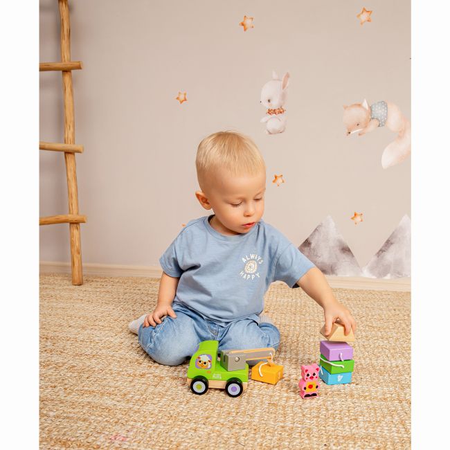 Дерев'яна іграшка Kids hits Wooden Building Set Crane (KH20/015)