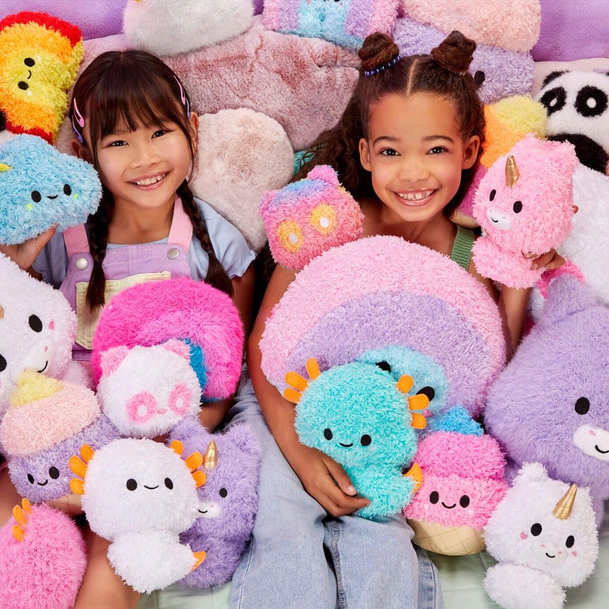 М’яка іграшка-антистрес FLUFFIE STUFFIEZ серії "Small Plush" – ОВЕЧКА