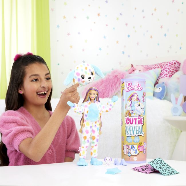 Ігровий набір Barbie Cutie Reveal Кольорові пухнастики далматинець (HRK41)