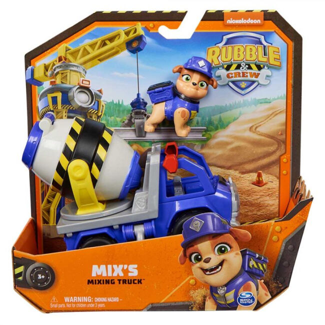 Базовий будівельний автомобіль Rubble and Crew з фігуркою Мікса