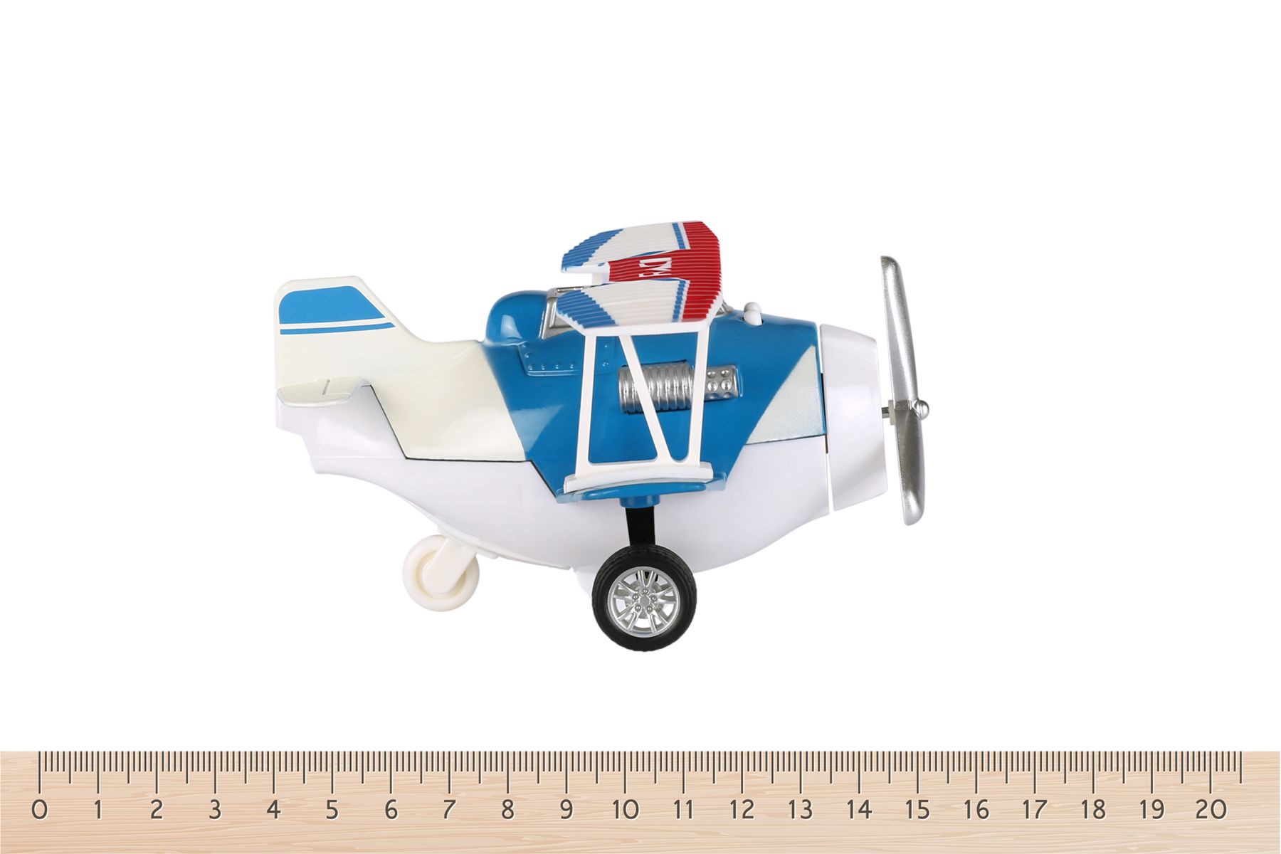 Літак металевий інерційний Aircraft синій