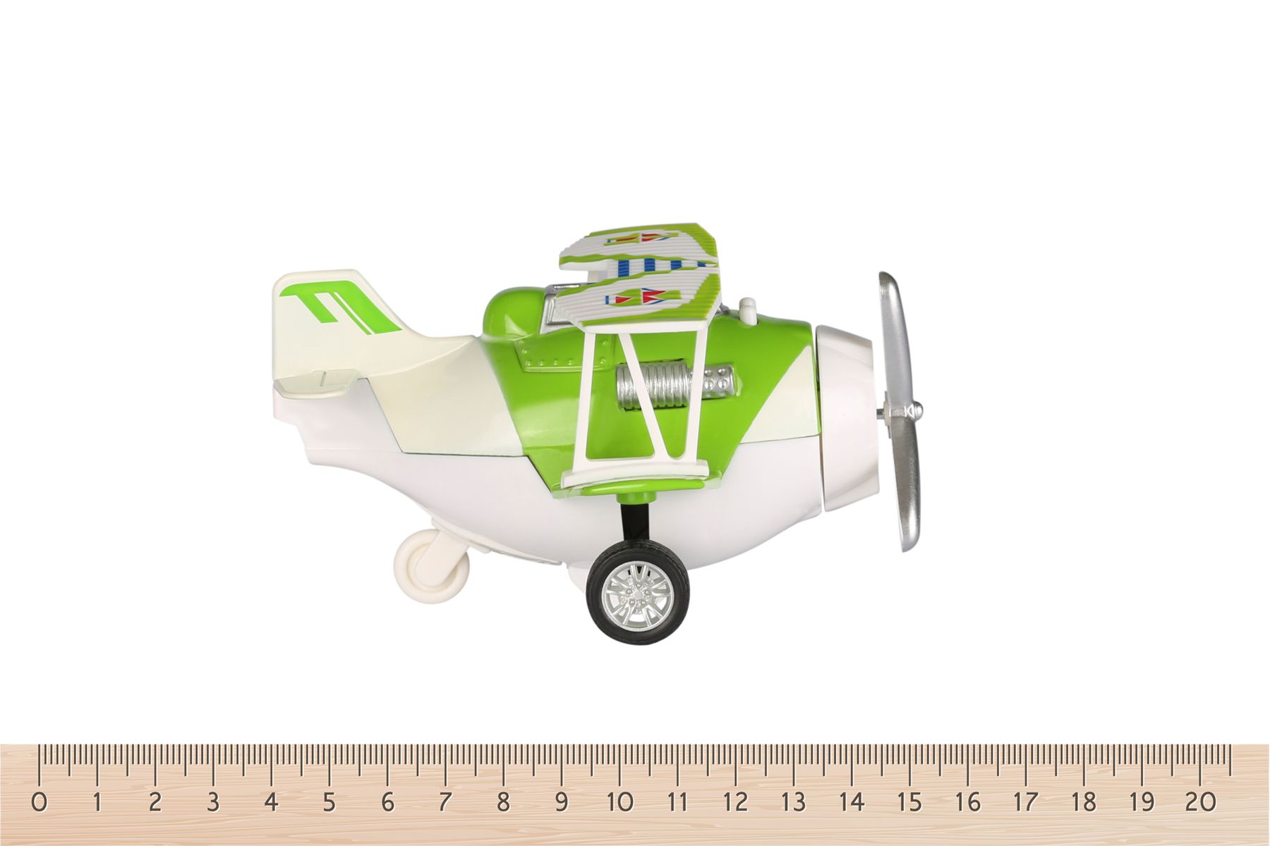 Літак металевий інерційний Same Toy Aircraft зелений зі світлом і музикою SY8012Ut-4