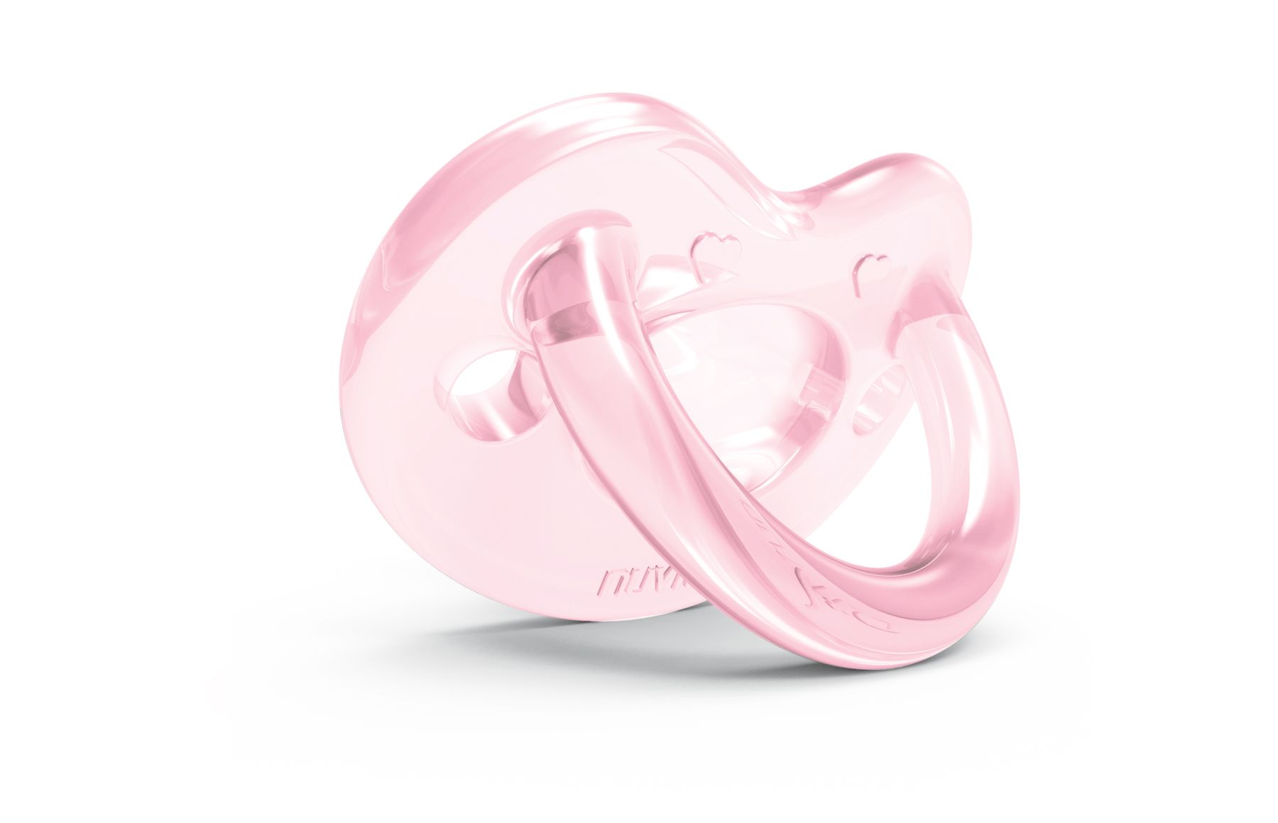Пустушка ортодонтична Nuvita Orthosoft 0м+ рожева NV7050Pink